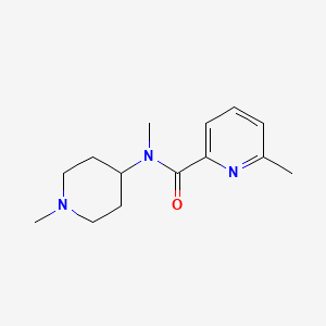 N,6-dimethyl-N-(1-methylpiperidin-4-yl)pyridine-2-carboxamide