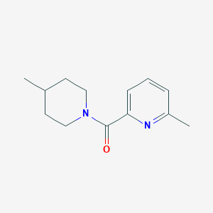 molecular formula C13H18N2O B7508781 (4-Methylpiperidin-1-yl)-(6-methylpyridin-2-yl)methanone 