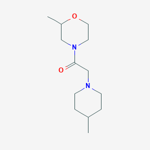 1-(2-Methylmorpholin-4-yl)-2-(4-methylpiperidin-1-yl)ethanone