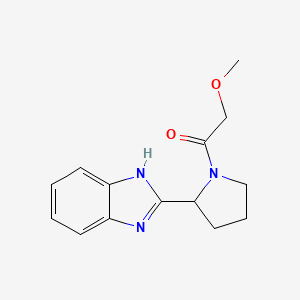 1-[2-(1H-benzimidazol-2-yl)pyrrolidin-1-yl]-2-methoxyethanone