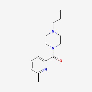 (6-Methylpyridin-2-yl)-(4-propylpiperazin-1-yl)methanone