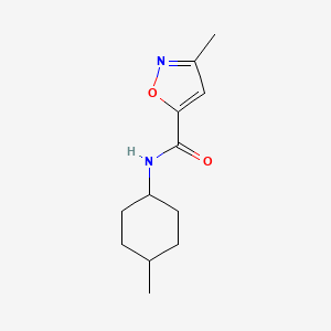 3-methyl-N-(4-methylcyclohexyl)-1,2-oxazole-5-carboxamide