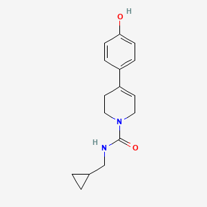 N-(cyclopropylmethyl)-4-(4-hydroxyphenyl)-3,6-dihydro-2H-pyridine-1-carboxamide