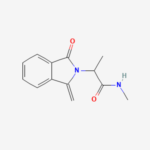 N-methyl-2-(1-methylidene-3-oxoisoindol-2-yl)propanamide