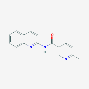 6-methyl-N-quinolin-2-ylpyridine-3-carboxamide