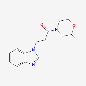 3-(Benzimidazol-1-yl)-1-(2-methylmorpholin-4-yl)propan-1-one