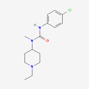 3-(4-Chlorophenyl)-1-(1-ethylpiperidin-4-yl)-1-methylurea