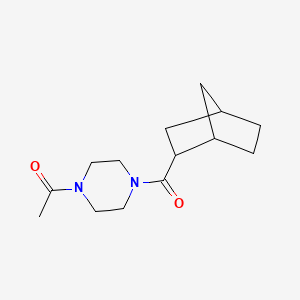 1-[4-(Bicyclo[2.2.1]heptane-2-carbonyl)piperazin-1-yl]ethanone