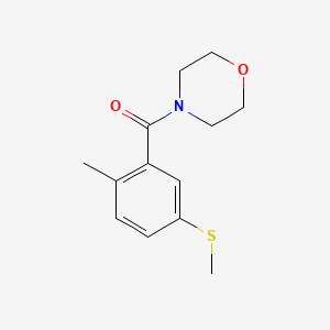 (2-Methyl-5-methylsulfanylphenyl)-morpholin-4-ylmethanone