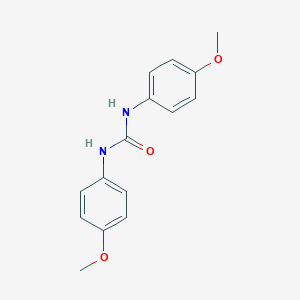molecular formula C15H16N2O3 B075091 1,3-双(4-甲氧基苯基)脲 CAS No. 1227-44-7