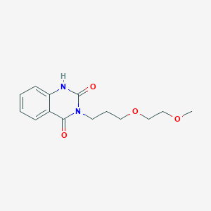 3-[3-(2-methoxyethoxy)propyl]-1H-quinazoline-2,4-dione