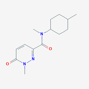 N,1-dimethyl-N-(4-methylcyclohexyl)-6-oxopyridazine-3-carboxamide