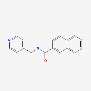 N-methyl-N-(pyridin-4-ylmethyl)naphthalene-2-carboxamide