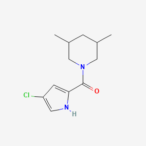 molecular formula C12H17ClN2O B7509128 (4-chloro-1H-pyrrol-2-yl)-(3,5-dimethylpiperidin-1-yl)methanone 