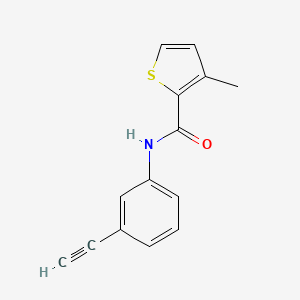 N-(3-ethynylphenyl)-3-methylthiophene-2-carboxamide