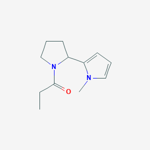 1-[2-(1-Methylpyrrol-2-yl)pyrrolidin-1-yl]propan-1-one