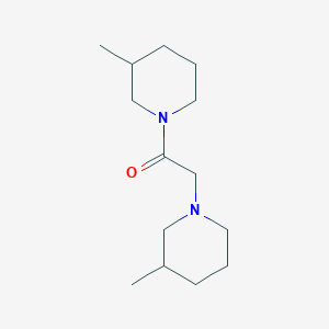 molecular formula C14H26N2O B7509290 1,2-Bis(3-methylpiperidin-1-yl)ethanone 