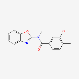 N-(1,3-benzoxazol-2-yl)-3-methoxy-N,4-dimethylbenzamide