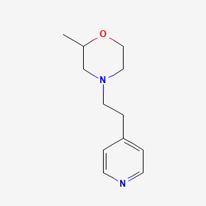 molecular formula C12H18N2O B7509300 2-Methyl-4-(2-pyridin-4-ylethyl)morpholine 