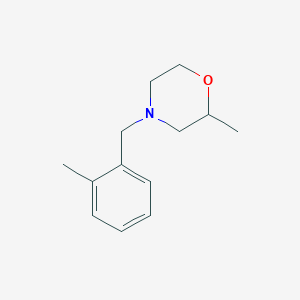 molecular formula C13H19NO B7509393 2-Methyl-4-[(2-methylphenyl)methyl]morpholine 