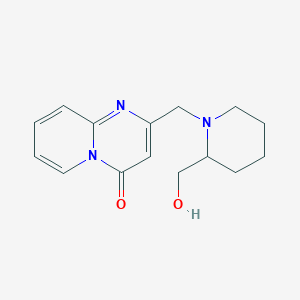 molecular formula C15H19N3O2 B7509399 2-[[2-(Hydroxymethyl)piperidin-1-yl]methyl]pyrido[1,2-a]pyrimidin-4-one 