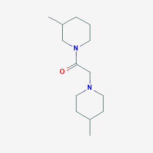 molecular formula C14H26N2O B7509423 1-(3-Methylpiperidin-1-yl)-2-(4-methylpiperidin-1-yl)ethanone 