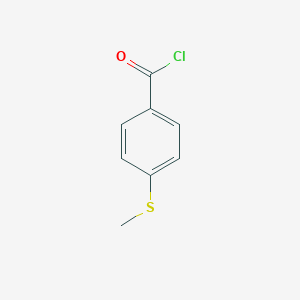 molecular formula C8H7ClOS B075095 4-(甲硫基)苯甲酰氯 CAS No. 1442-06-4