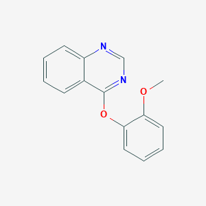 molecular formula C15H12N2O2 B7509605 4-(2-甲氧基苯氧基)喹唑啉 