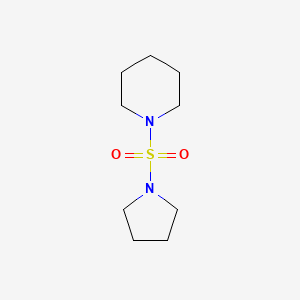 molecular formula C9H18N2O2S B7509607 1-Pyrrolidin-1-ylsulfonylpiperidine 