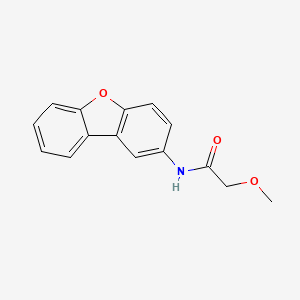 molecular formula C15H13NO3 B7509843 N-dibenzofuran-2-yl-2-methoxyacetamide 