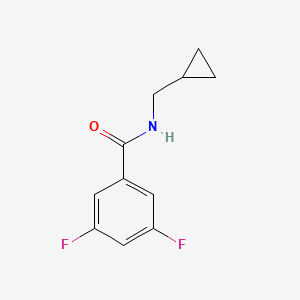 molecular formula C11H11F2NO B7509973 N-(cyclopropylmethyl)-3,5-difluorobenzamide 