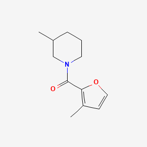 molecular formula C12H17NO2 B7510020 (3-Methylfuran-2-yl)-(3-methylpiperidin-1-yl)methanone 