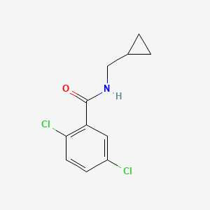 molecular formula C11H11Cl2NO B7510043 2,5-dichloro-N-(cyclopropylmethyl)benzamide 