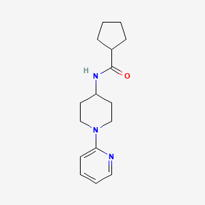 N-(1-pyridin-2-ylpiperidin-4-yl)cyclopentanecarboxamide