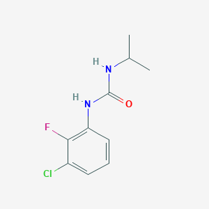 molecular formula C10H12ClFN2O B7510645 1-(3-Chloro-2-fluorophenyl)-3-propan-2-ylurea 