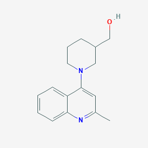 molecular formula C16H20N2O B7510660 [1-(2-Methylquinolin-4-yl)piperidin-3-yl]methanol 