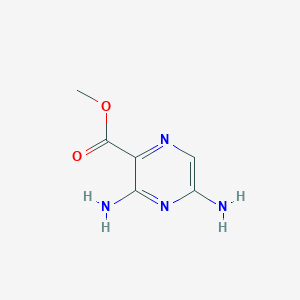 molecular formula C6H8N4O2 B075108 3,5-二氨基吡嗪-2-甲酸甲酯 CAS No. 1458-19-1