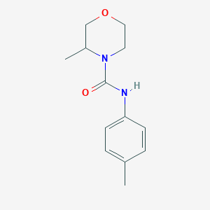 molecular formula C13H18N2O2 B7510923 3-methyl-N-(4-methylphenyl)morpholine-4-carboxamide 