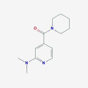molecular formula C13H19N3O B7511080 [2-(Dimethylamino)pyridin-4-yl]-piperidin-1-ylmethanone 