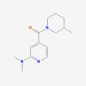 [2-(Dimethylamino)pyridin-4-yl]-(3-methylpiperidin-1-yl)methanone