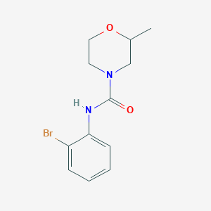 molecular formula C12H15BrN2O2 B7511403 N-(2-bromophenyl)-2-methylmorpholine-4-carboxamide 