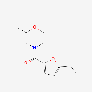 molecular formula C13H19NO3 B7511626 (5-Ethylfuran-2-yl)-(2-ethylmorpholin-4-yl)methanone 
