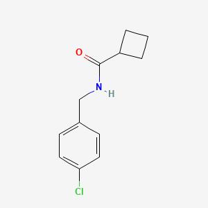 molecular formula C12H14ClNO B7511688 N-(4-Chlorobenzyl)cyclobutanecarboxamide 
