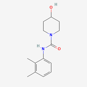 molecular formula C14H20N2O2 B7511735 N-(2,3-dimethylphenyl)-4-hydroxypiperidine-1-carboxamide 
