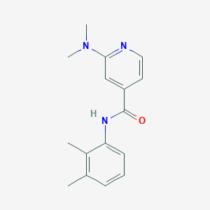 molecular formula C16H19N3O B7511835 2-(dimethylamino)-N-(2,3-dimethylphenyl)pyridine-4-carboxamide 