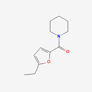 molecular formula C12H17NO2 B7511847 (5-Ethylfuran-2-yl)-piperidin-1-ylmethanone 