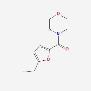 molecular formula C11H15NO3 B7511854 (5-Ethylfuran-2-yl)-morpholin-4-ylmethanone 