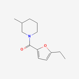 molecular formula C13H19NO2 B7511856 (5-Ethylfuran-2-yl)-(3-methylpiperidin-1-yl)methanone 