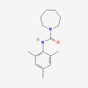 molecular formula C16H24N2O B7511878 N-(2,4,6-trimethylphenyl)azepane-1-carboxamide 