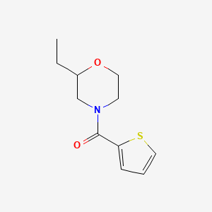 molecular formula C11H15NO2S B7511911 (2-Ethylmorpholin-4-yl)-thiophen-2-ylmethanone 